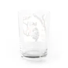 やさぐれちゃんの春の花と猫 Water Glass :back