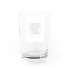 PORUPORU789の薪割りくまちゃん Water Glass :back