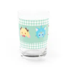 うちゃびっとやさん。の【usabit】けもびっとgreen2 Water Glass :back