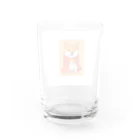 tetsuemonnの豆しばマントマン Water Glass :back