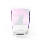 ParadigmStar　パラダイムスターの空に思いはせる猫 Water Glass :back