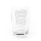 nisgataのangry old man 001 Water Glass :back