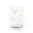 にくまるショップの賑鳥 Water Glass :back