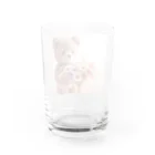 星パンダショップのはなとくま　～flower and bear～ Water Glass :back