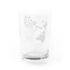 ビンパシーの館の花束でマジックする女の子 Water Glass :back