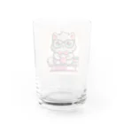 animal-loversの癒し猫 Water Glass :back