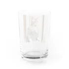 Hello_bananaのスーツねこ Water Glass :back