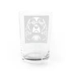 animalmahiaのイカつめなキャバリア・キング・チャールズ・スパニエル Water Glass :back