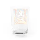 midori_kawaの開運黄金の泉瞑グッズ！白龍ちゃんがお守りします Water Glass :back