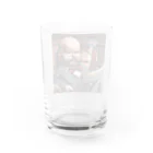 taka-kamikazeの貫禄のあるヒゲの赤ちゃん Water Glass :back