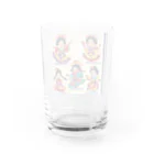 クロスクリエイティブの琉球の風に舞う Water Glass :back