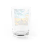 mayu0807の幸せの黄色い道 Water Glass :back