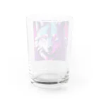 ten410のカッコいい狼 Water Glass :back