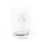 ELDADYのお疲れネコちゃんテキーラでサルー！ Water Glass :back