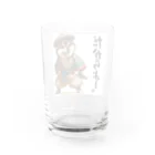 RYUKYUアニマルズ【沖縄】のRYUKYUわんちゃむん【だからよー。】 Water Glass :back