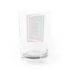 Association Against Mirroring SelfiesのAbstract_Neonsign Water Glass :back