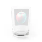 godo_dioの３D　立体視　リンゴ Water Glass :back