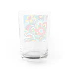 saqui.comのブルーベースの北欧柄 Water Glass :back