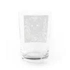 blacktomatoのオシャレな黒猫 Water Glass :back