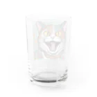 washi-and-washichanのゲス猫 Water Glass :back