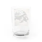 hinn-ketuの１、明日に向かって進むカメ Water Glass :back