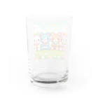 mitusan777の可愛いクマ４姉妹 Water Glass :back