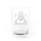 kazuminLANのゴリラ笑う🦍！ Water Glass :back