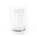 プープーファクトリーの視力検査 Water Glass :back