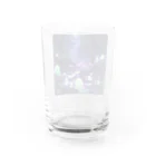 KAMIBUKROの夜の森に住むスライムモンスターの家族 Water Glass :back