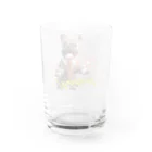 furebuhi　clubのJumping！FRENCH BULLDOG Water Glass :back