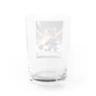 GoldCatのキャラ猫 Water Glass :back