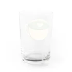 orange_honeyの抹茶オレ　ワンポイント Water Glass :back