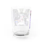 人類と宇宙の心霊写真（うさぎ降臨） Water Glass :back