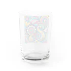 saqui.comのカラフルなインド柄 Water Glass :back