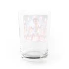taka-kamikazeのダンシング赤ちゃん Water Glass :back