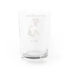 torahiva89のミケ猫ひばり Water Glass :back