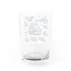 お茶目なドット絵のドッド絵車さん Water Glass :back