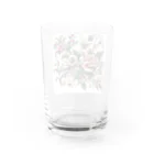 shopの花柄 Water Glass :back