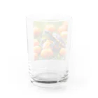 saijo79のオレンジミドリガメ Water Glass :back