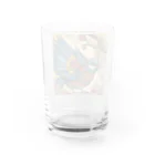 yuru☆yuruのグルグルなカッコウ Water Glass :back