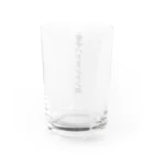 着る文字屋の女子バドミントン部 Water Glass :back