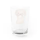 ファンシーTシャツ屋の水玉メガネ柄シャツ Water Glass :back