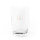 motsunabeeの華やかなタッセル柄アイテム！Tシャツ、靴下、マグカップ、ブランケットをお見逃しなく！ Water Glass :back