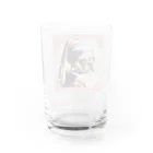 フレブル好きなんですの真珠の首飾りのブヒ Water Glass :back