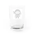 yo-shinobu4410の筆文字！～yo-shinobu～ Water Glass :back