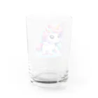 ironanoの【#いろなの】ユニコーン Water Glass :back