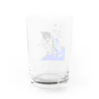 Simizimi_sizimiのしみじみしじみの荒波にもまれてます。 Water Glass :back