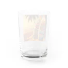 Lovers-chapelのレトロサーフボード Water Glass :back