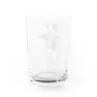 猫ミームグッズの【猫ミーム】Happy Happy Cat Water Glass :back