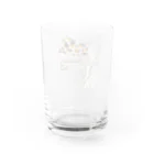 sagarooのサモトラケの三毛（文字あり） Water Glass :back